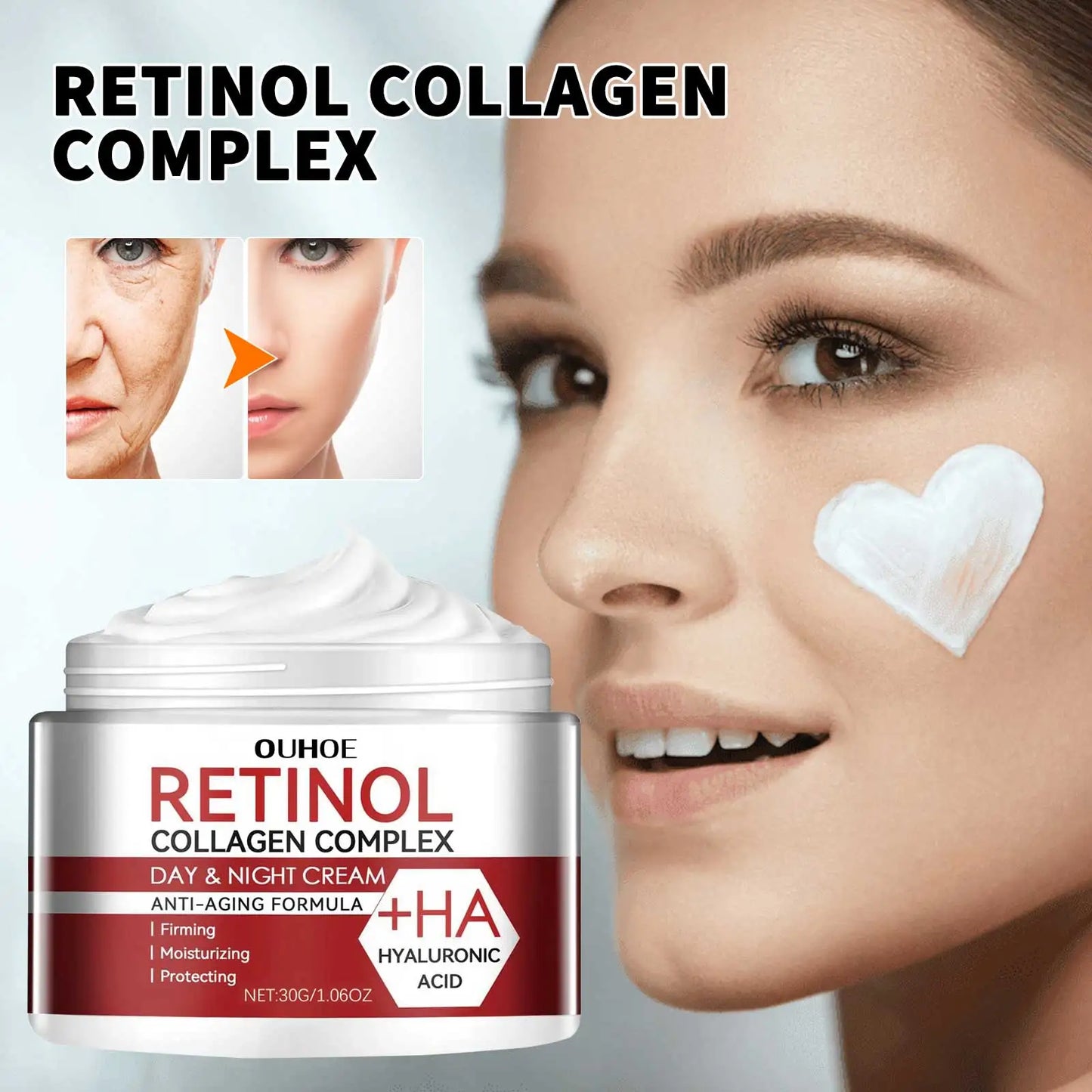 OUHOE Retinol Collagen Renewal Cream (Day & Night)